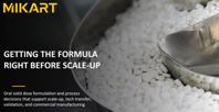 Mikart Capabilities Update August 2026: Oral Solid Dose Formulation
