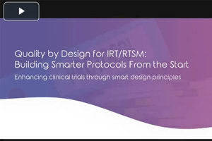 Quality By Design for irt_rtsm