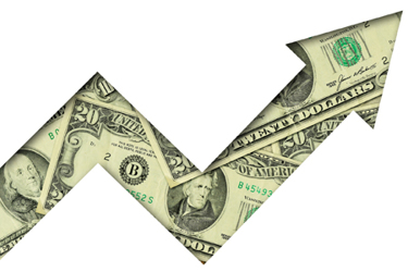 growing and upward trend of dollar currency-iStock-1292713874