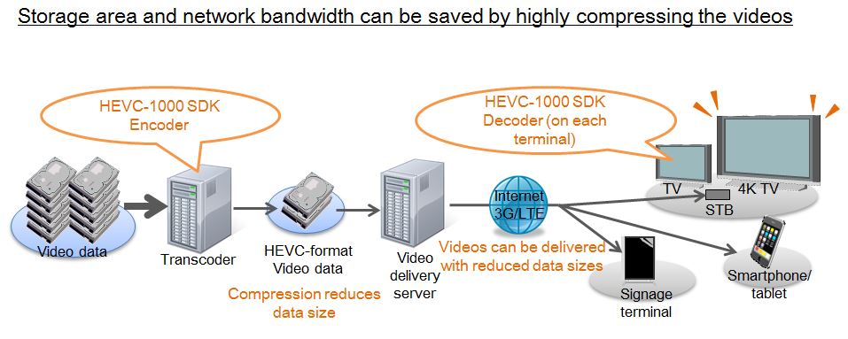 Assert Mitt ground HEVC Software CODEC “HEVC-1000 SDK”