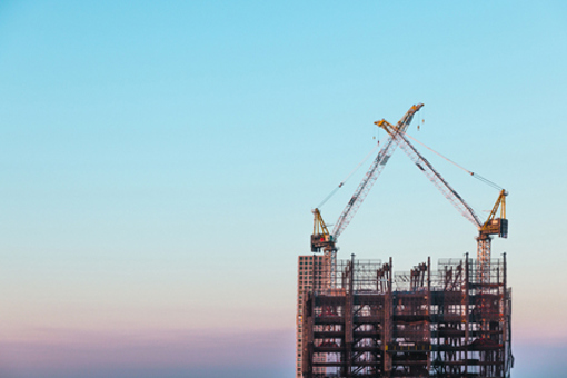 Skyscraper under construction-GettyImages-1949243231