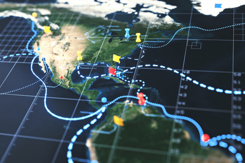 map of the Americas with digital infographics-GettyImages-2198548314
