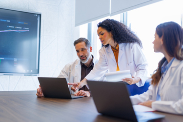 scientists, research, laboratory meeting-GettyImages-2284596589