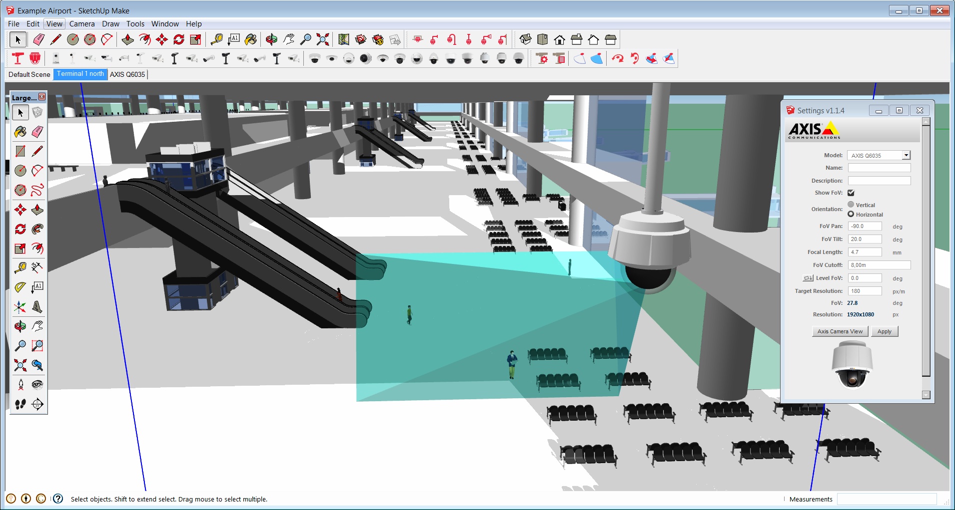 Axis Introduces Interactive Camera Visualization Tool For SketchUp 3D