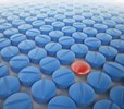 RedHill BioPharma's H. Pylori Drug Snags FDA QIDP Status fiedl of blue pills + one red pill_DG_450x300
