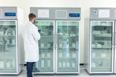 Scientist checking medical refrigerators storing drugs-GettyImages-2193391331 Scientist checking medical refrigerators storing drugs-GettyImages-2193391331