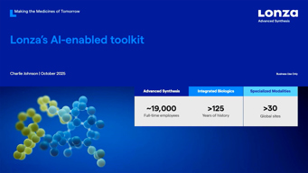 Lonza Small Mol OPCU 2025