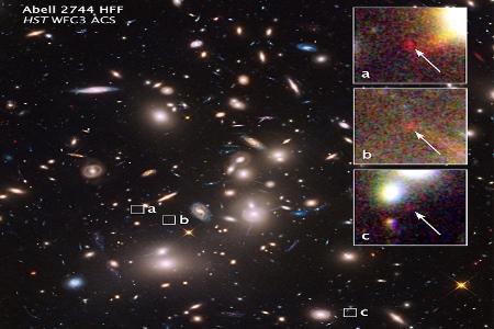 NASA’s Hubble Finds Extremely Distant Galaxy Through Cosmic Magnifying ...