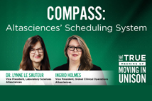 Altasciences scheduling system Altasciences scheduling system