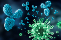 Virus Cells and Antibodies GettyImages-1171703301