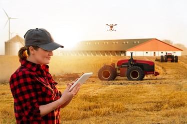Customer Self Service Field Farmer Drone Customer Self Service Field Farmer Drone