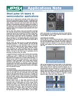Application Note: Short Pulse UV Lasers In Semiconductor Applications ShortPulseUV