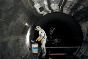 Overall pipe setup, longitudinal fiber