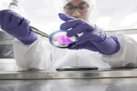 Development Of An Effective LC-MS/MS Cleaning Validation Method Scientist clean room cell culture-GettyImages-542712102