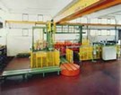 Bulk Palletizer for Glass Containers Bulk Palletizer for Glass Containers