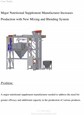 Nutritional Supplement Manufacturer Increases Production With Mixing And Blending System