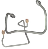 Semi-rigid cable assemblies for high RF shielding