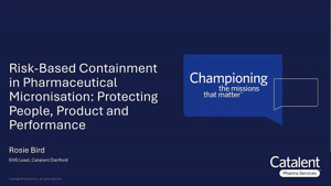 Catalent Micronisation