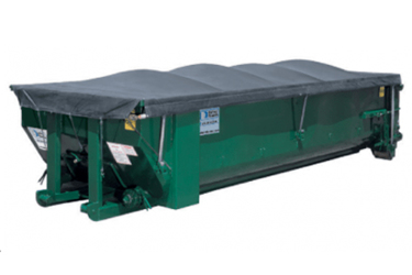 Dewatering Roll Off Box, 25 cubic yds