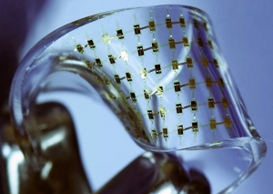 Engineer Designs Stretchable Electronics With A Twist