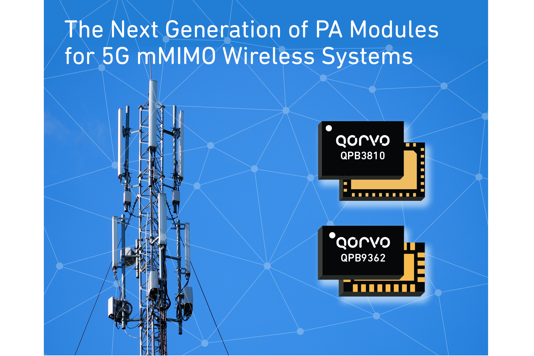 Qorvo Delivers Next Generation PA Modules For 5G mMIMO Wireless Systems - Vimarsana News