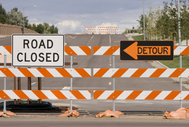 Road block roadblock Road block roadblock
