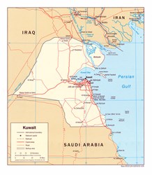 375 250 Kuwait Map 