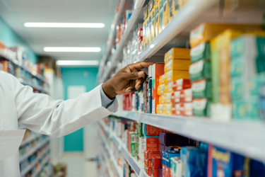 Pharmacist checking medications on the pharmacy shelf-GettyImages-2247803269 Pharmacist checking medications on the pharmacy shelf-GettyImages-2247803269