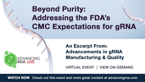 Beyond Purity: Addressing the FDA's CMC Expectations for gRNA