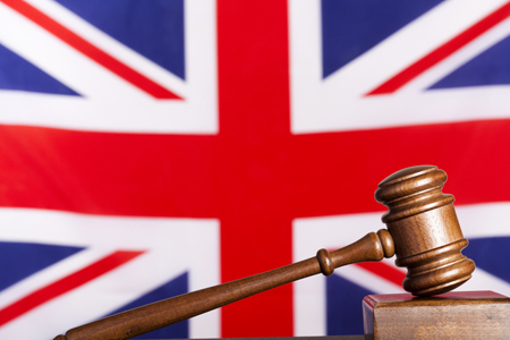 judges gavel on great britain flag-GettyImages-184134541