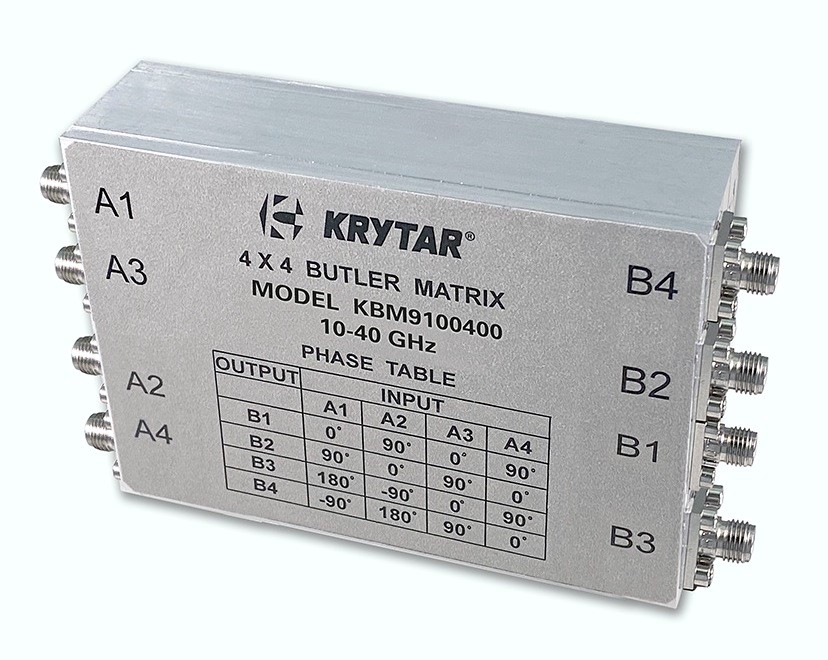 KRYTAR Announces Four New BUTLER Matrix Models With Broadband Coverage From 05 To 80 GHz - Vimarsana News